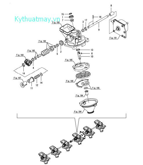 Truyền động cuộn C